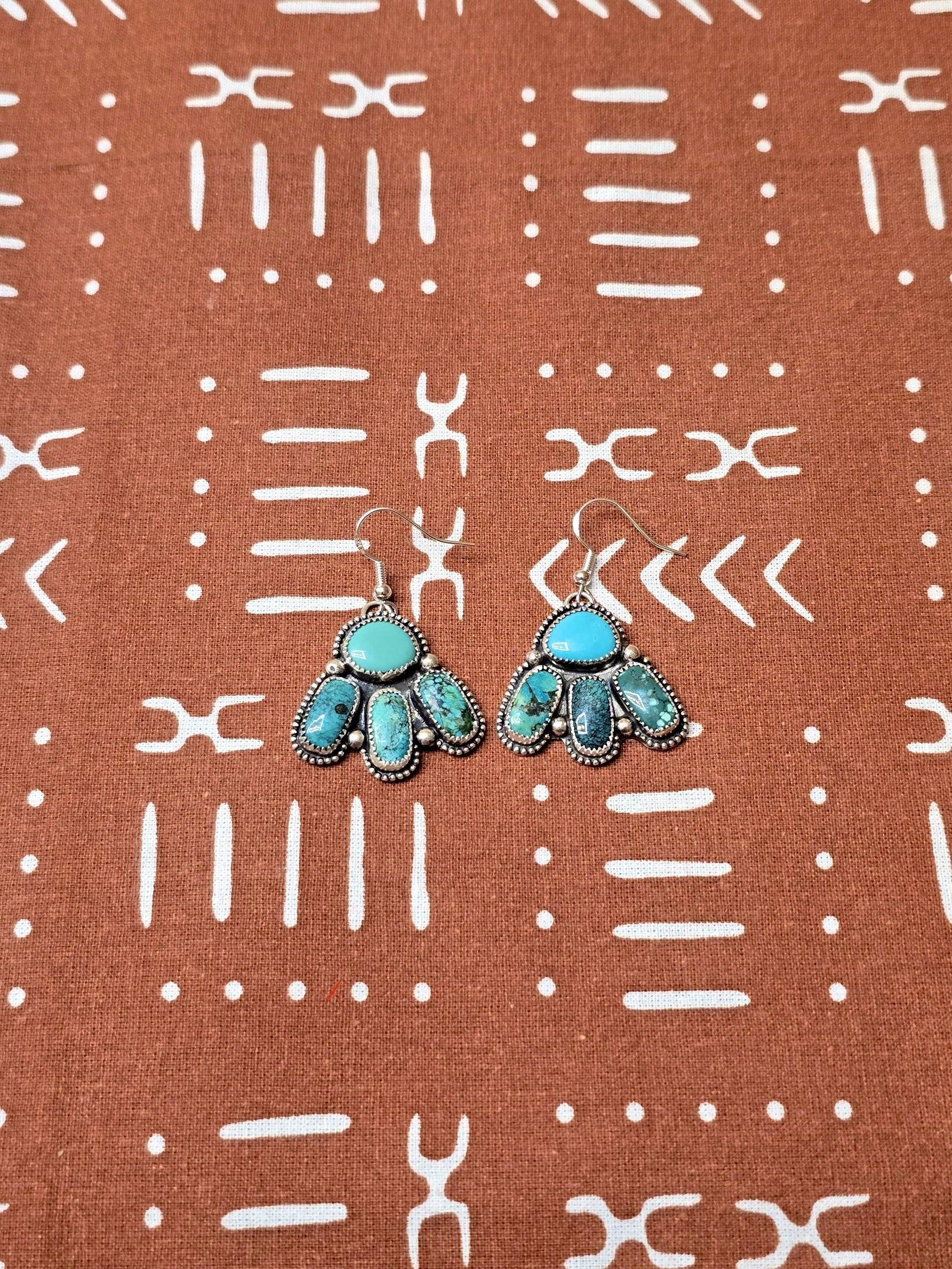 Assorted turquoise dangles