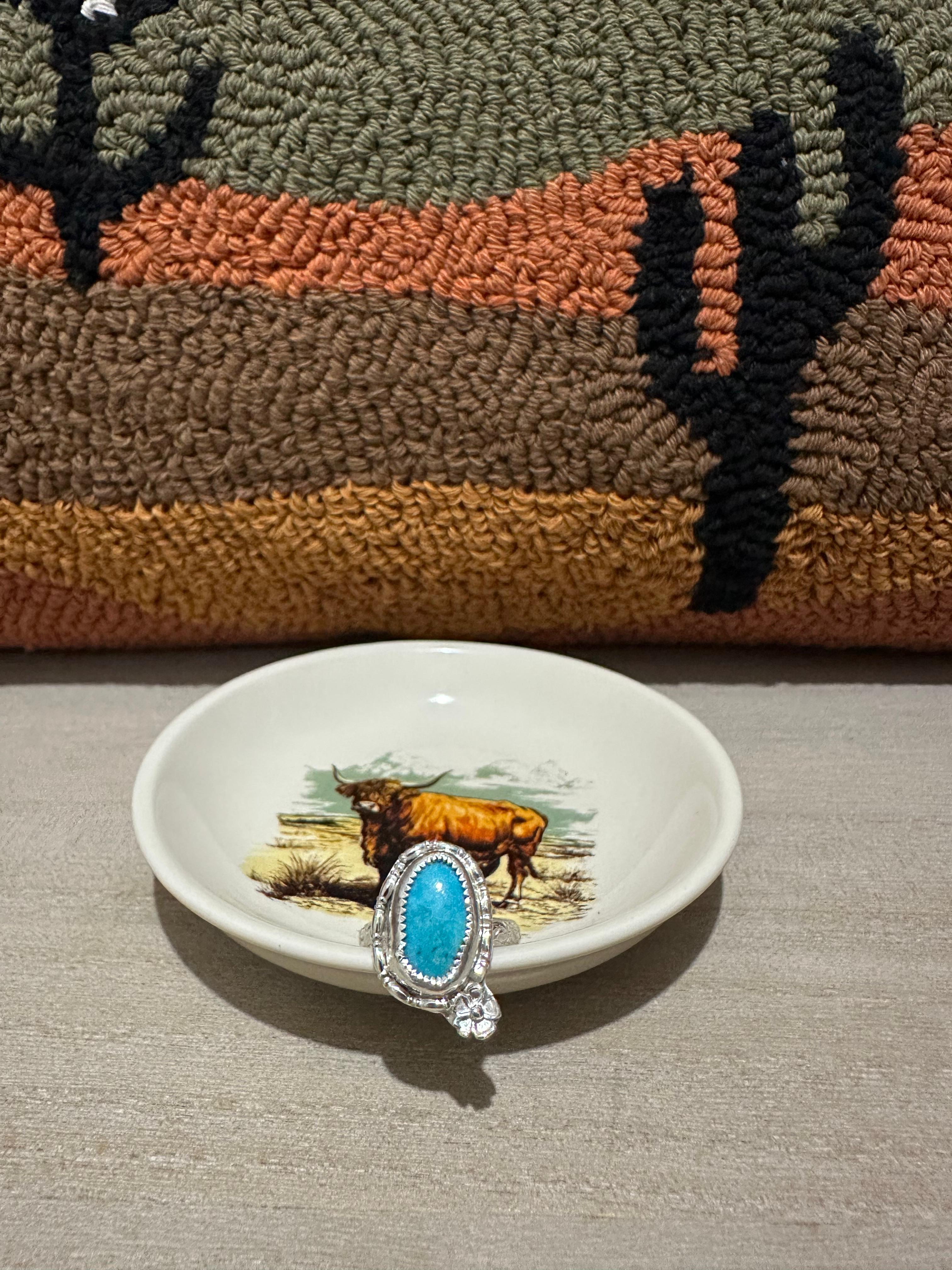 turquoise ring (size 8)