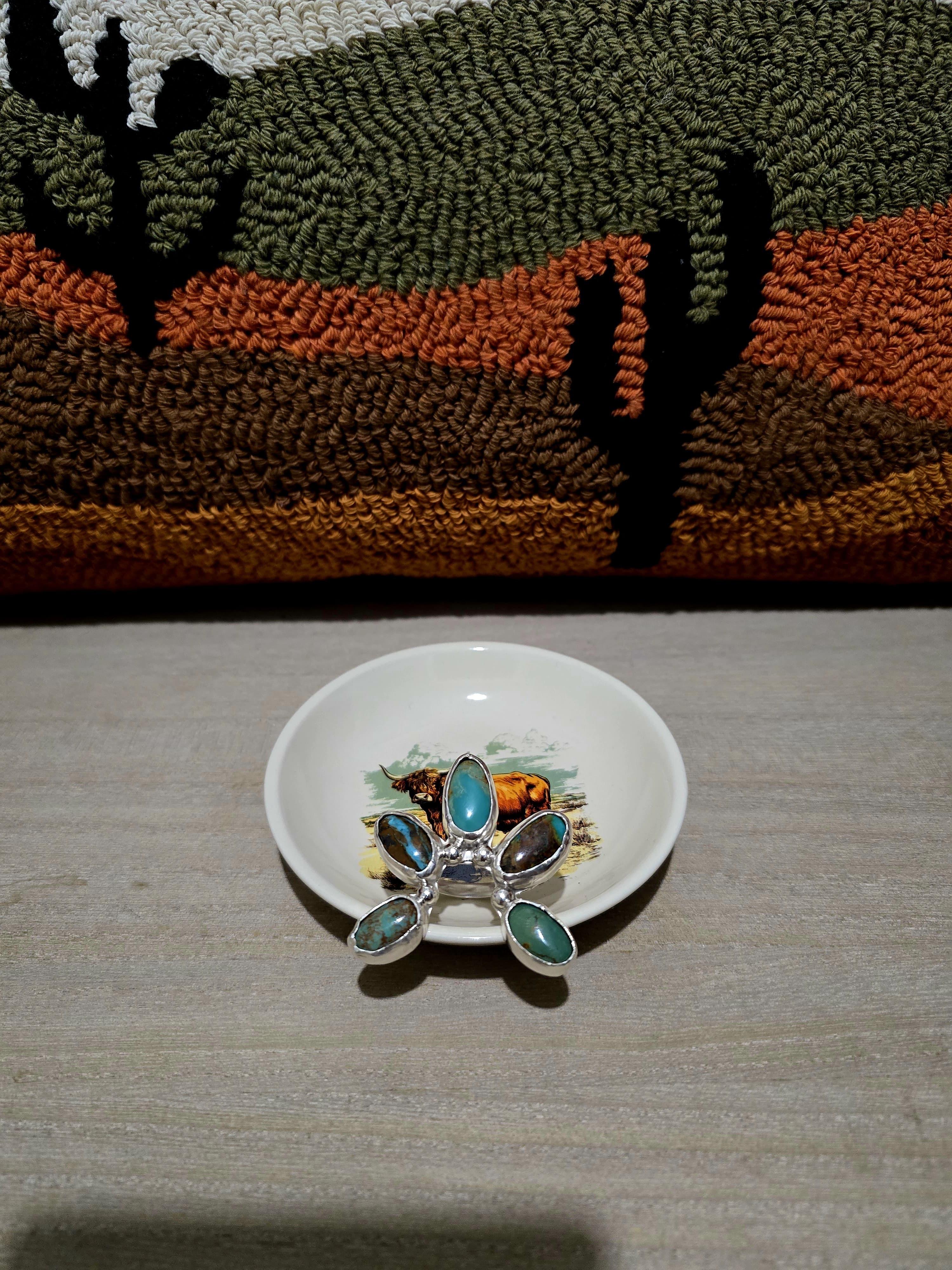 Kingman turquoise ring (size 9)