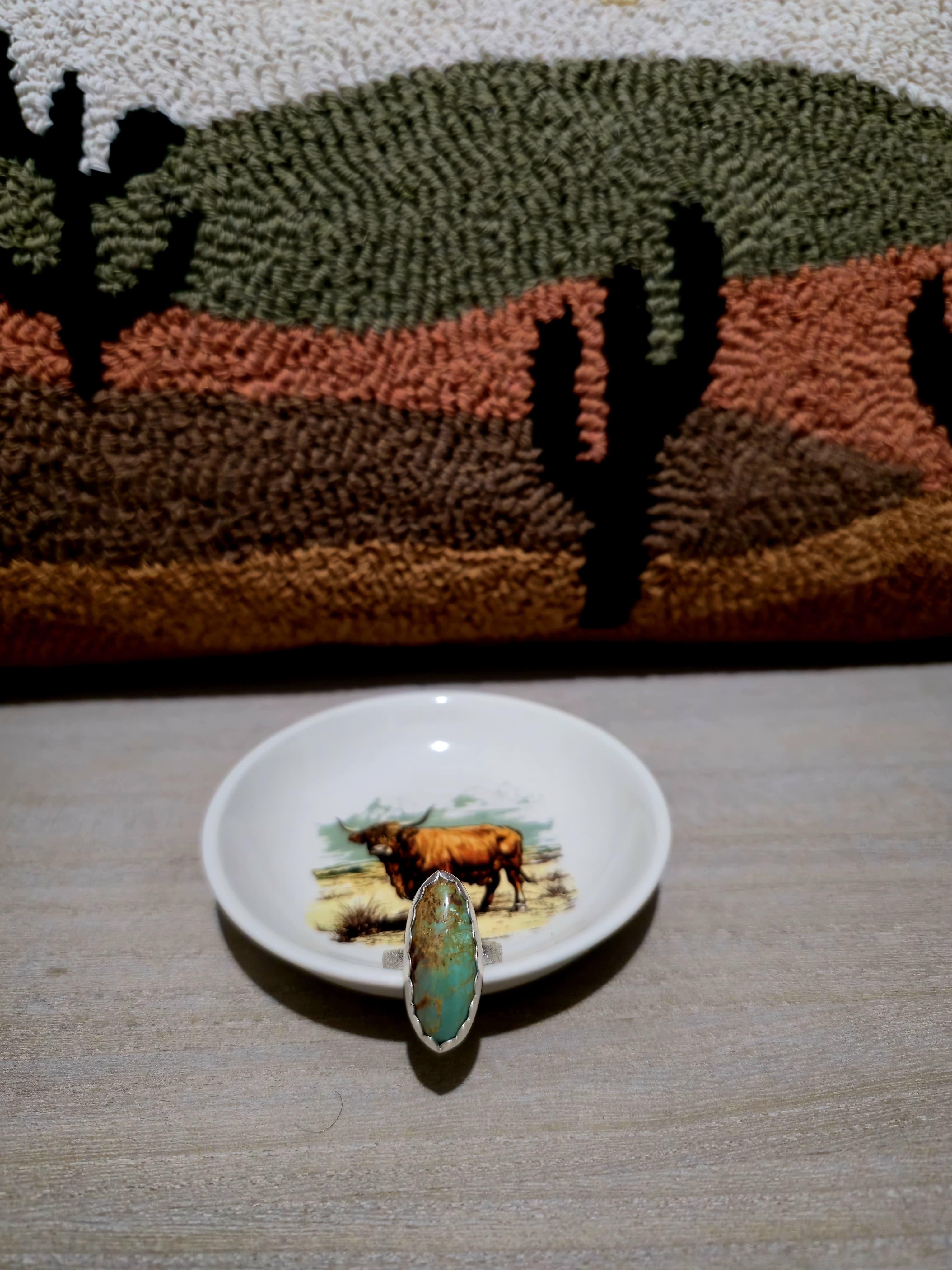 Kingman turquoise ring (size 9)