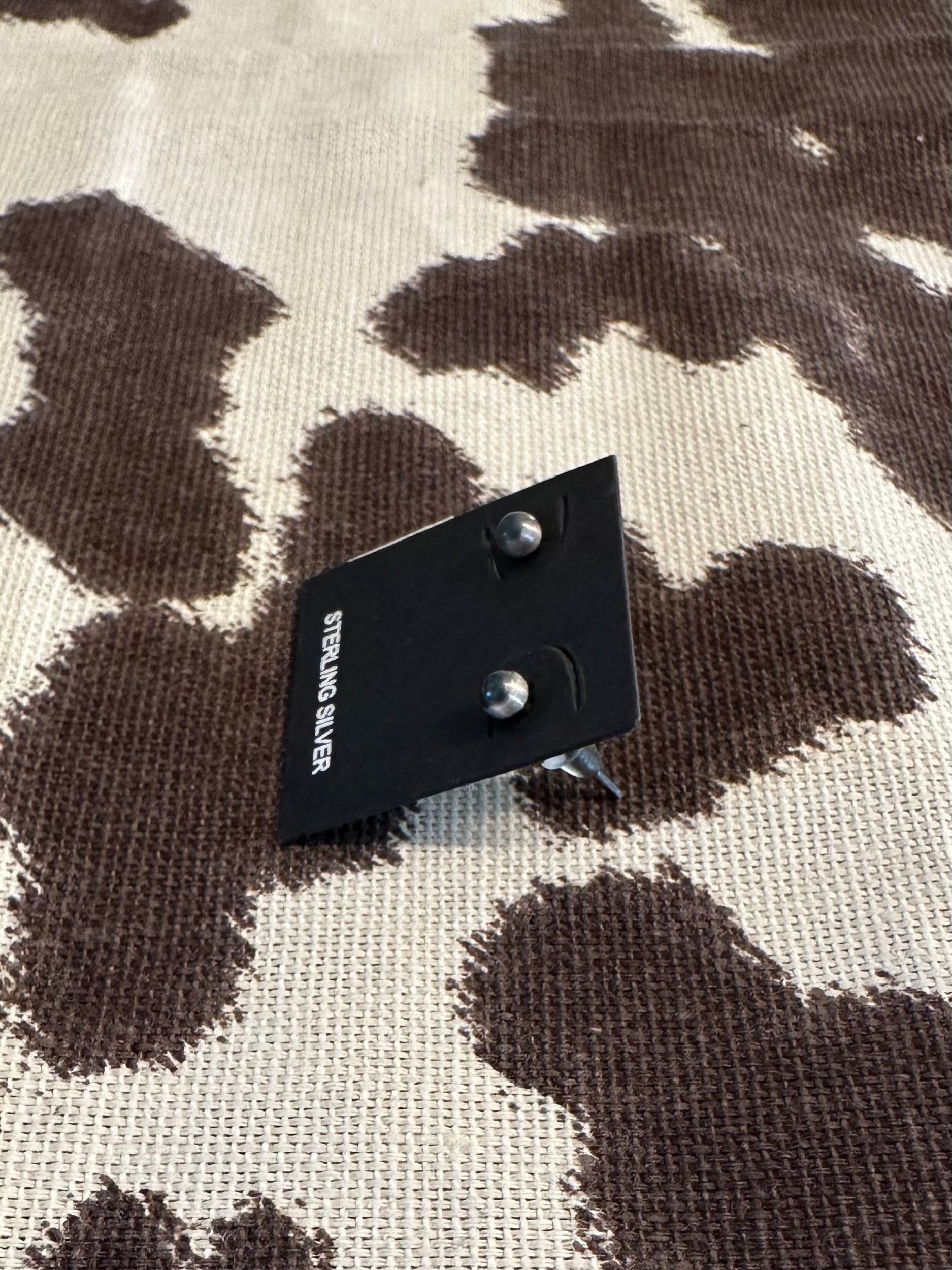 3mm sterling silver pearl studs