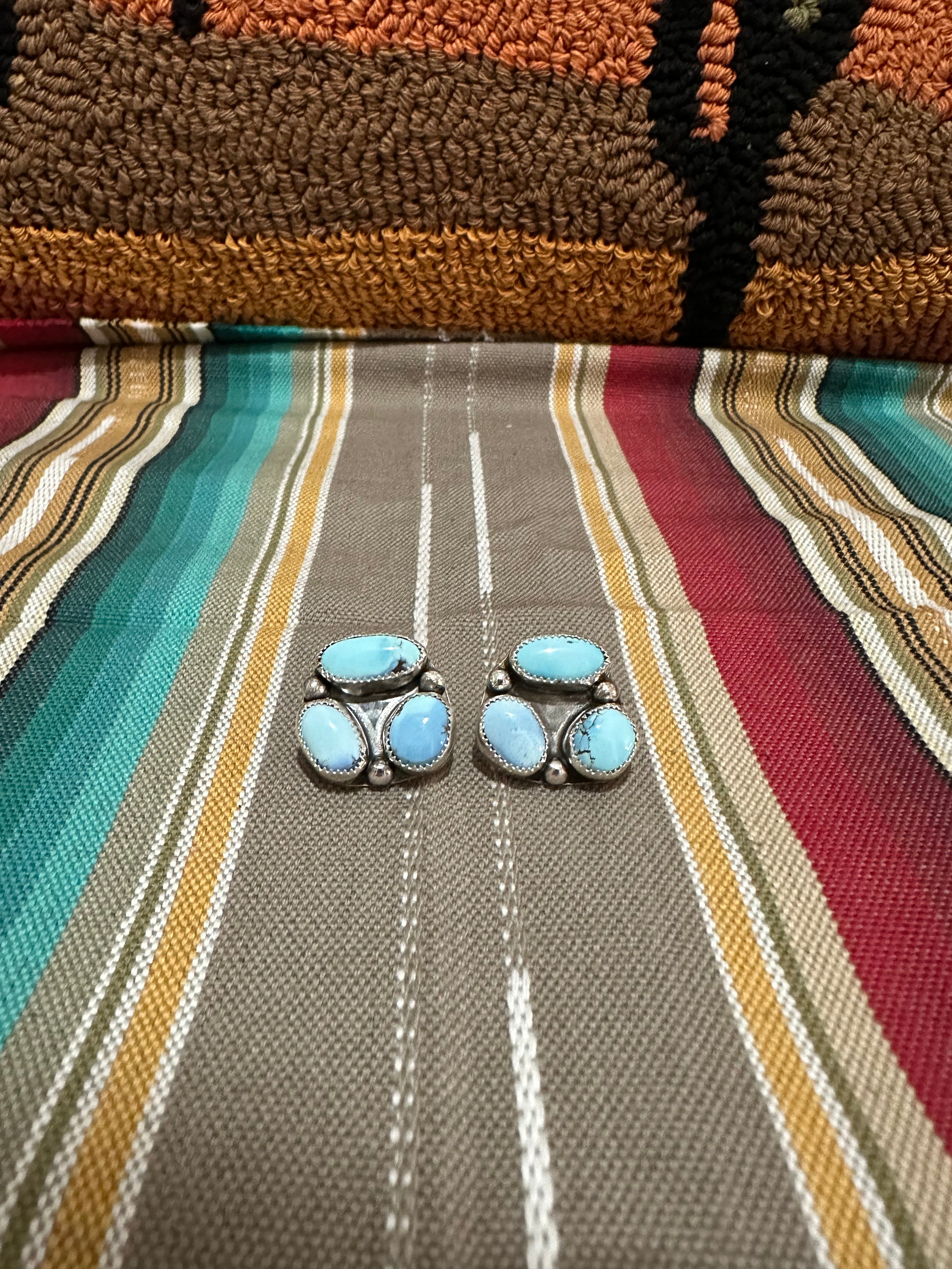 Golden hills trio earrings