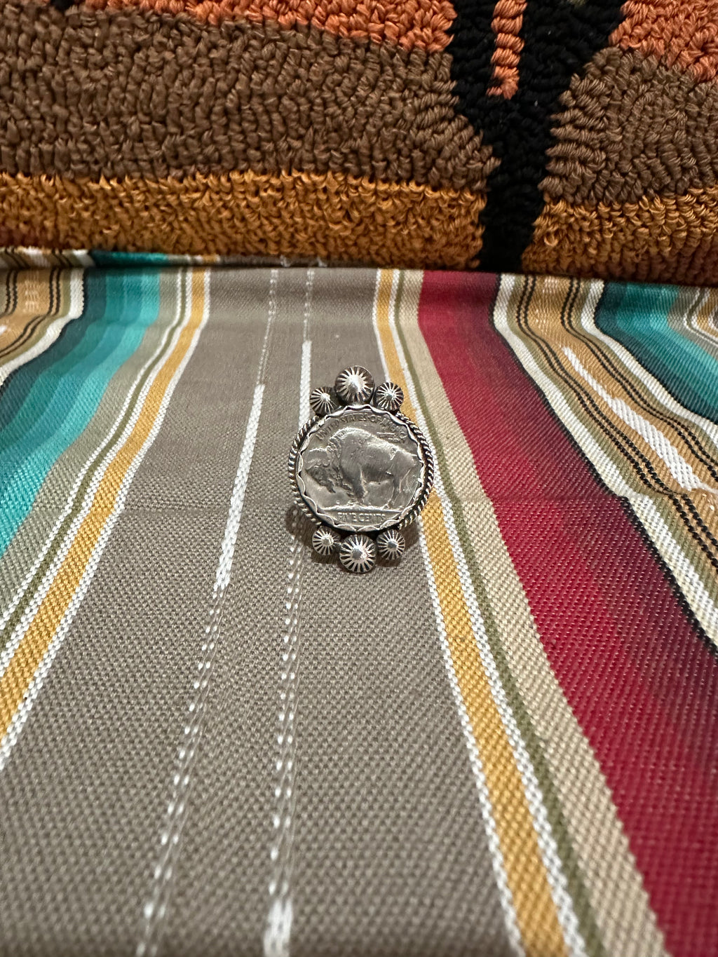 Buffalo nickel (size 7)