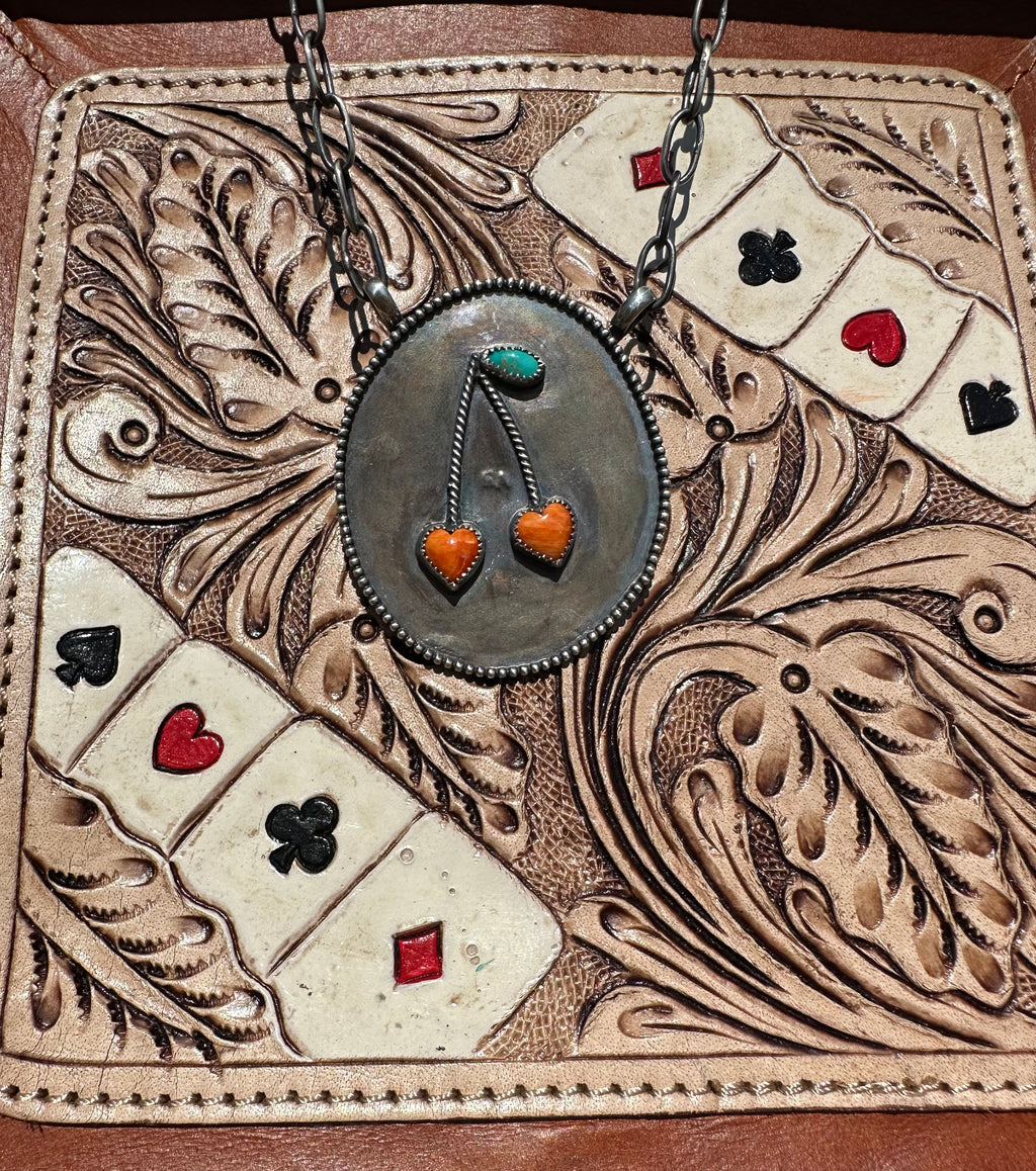 Mini cherries necklace