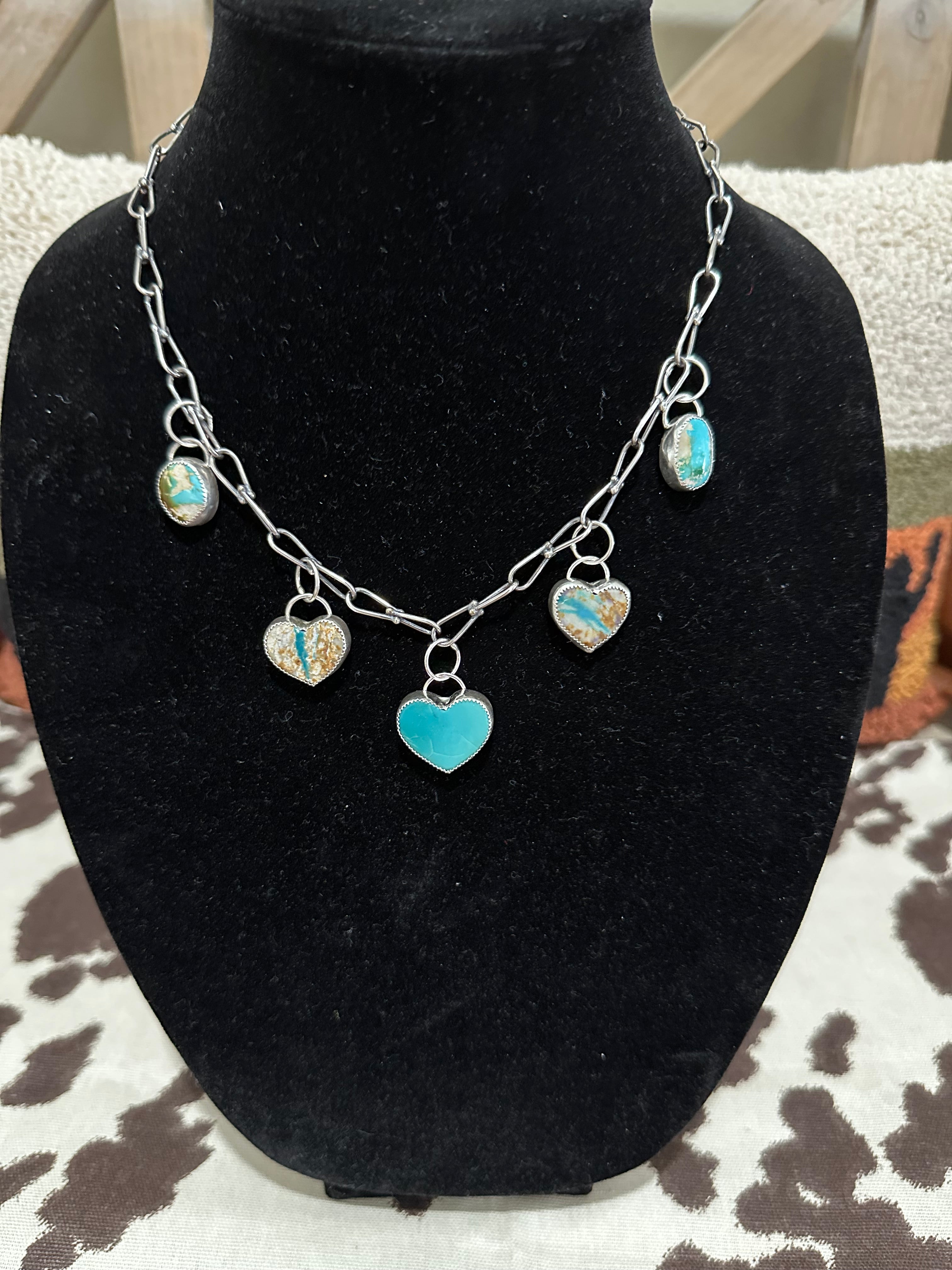 18” Heart charm necklace